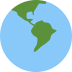 latin america globe